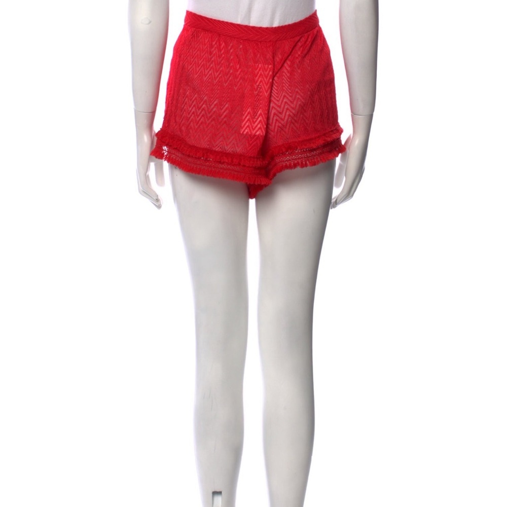 Missoni Mare Red Fringe Shorts Cover Up 40 S